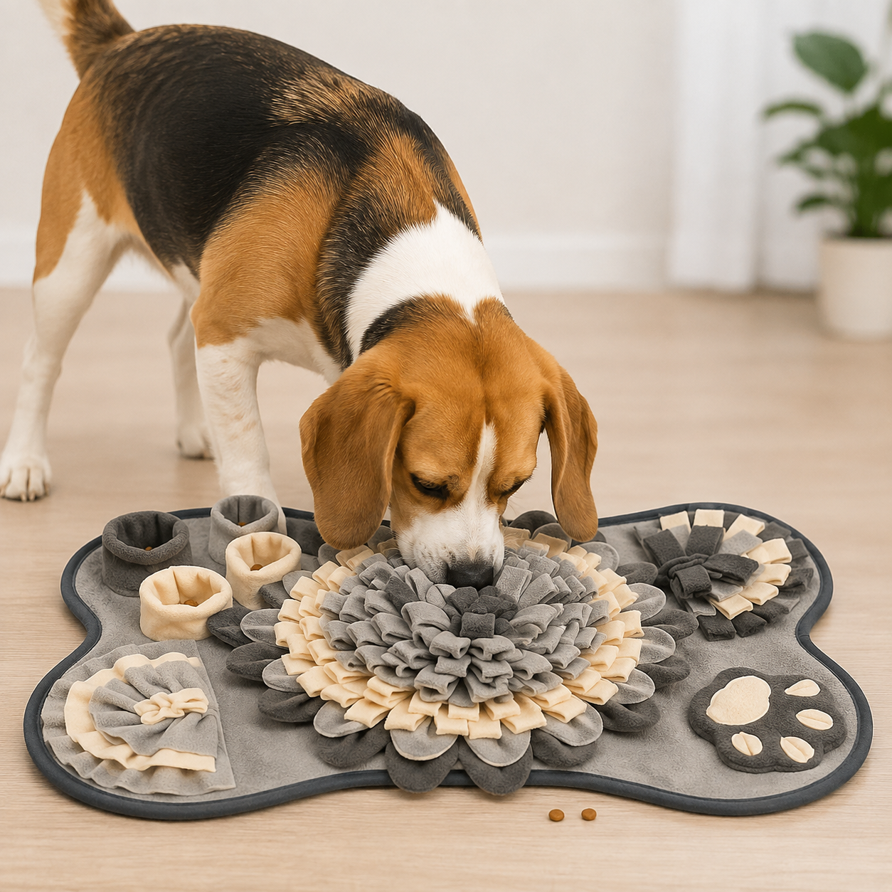Hunde Schnüffelmatte | 63x 47cm | Interaktiv | Schnüffelteppich